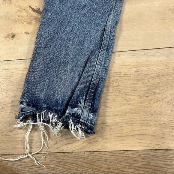 We the Free Women’s Lita Jeans Ripped Frayed Raw Hem High Waist - Picture 13 of 16